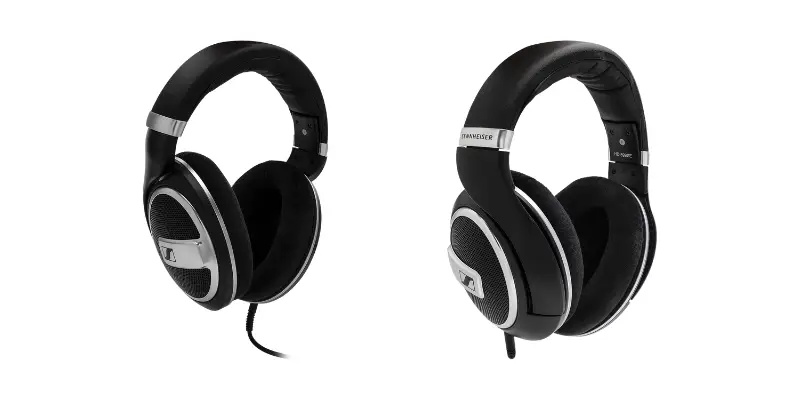 Another Image Of The Sleek Black And Silver Sennheiser Hd 599 Open Back Headphones Reviewed By Bitbyteiq.com