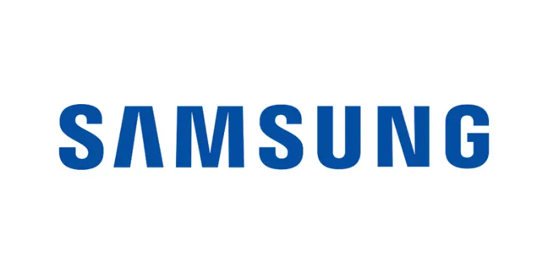 The Samsung Logo In Blue Text For Bitbyteiq.com